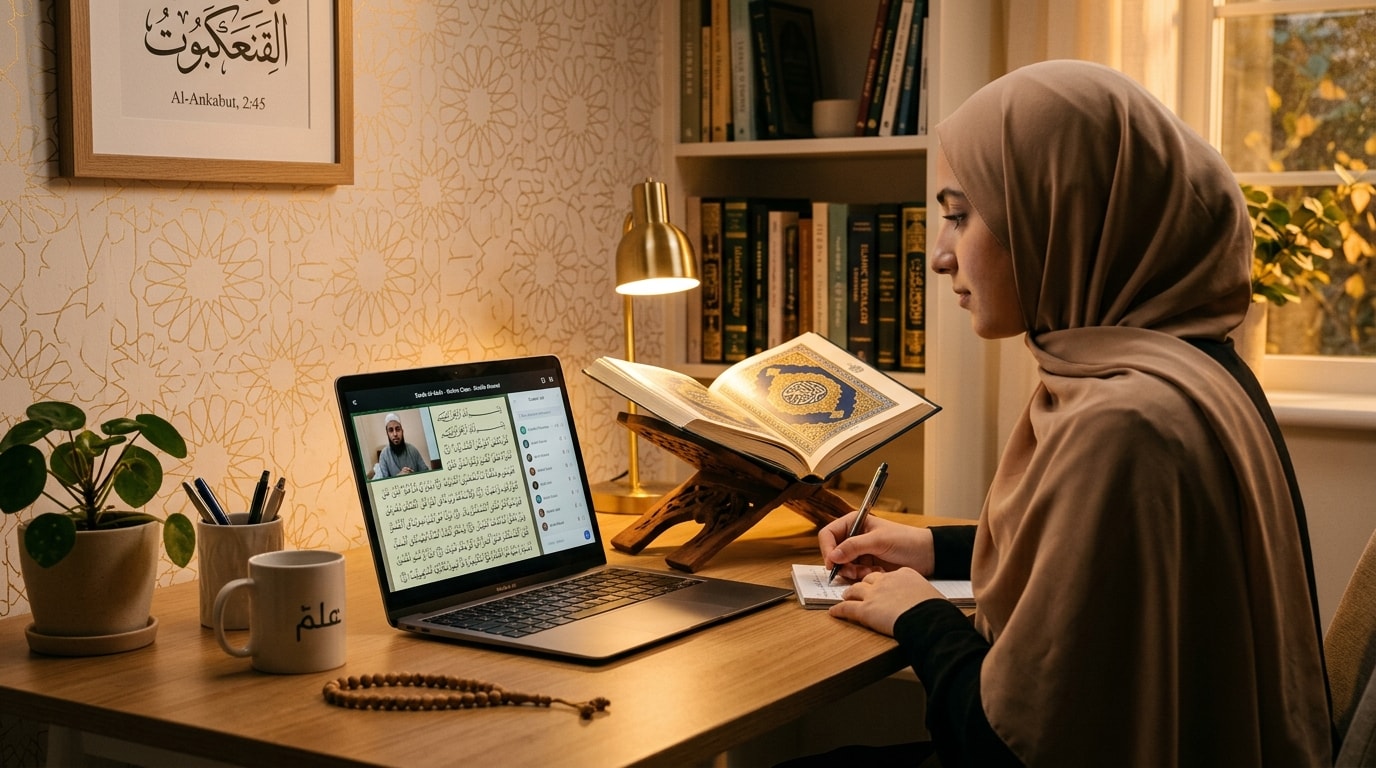 Interactive 1-on-1 (Individual Class) Online Quran and Islamic learning session